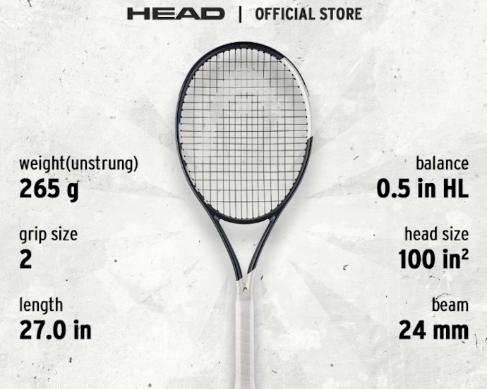 Sesuaikan bobot raket tenis dengan pengguna pria, wanita, atau anak-anak; Idealnya di bawah 300 gram