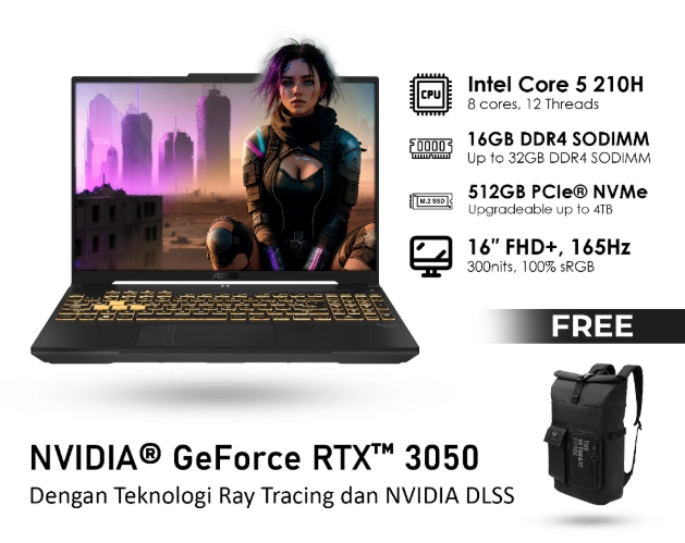 Periksa spesifikasi minimum agar game berjalan lancar: Prosesor 6-Core, RTX 3050, RAM 16 GB, SSD 512 GB