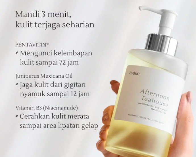 Jika kulit Anda kering, cari yang mengandung pelembap seperti glycerin