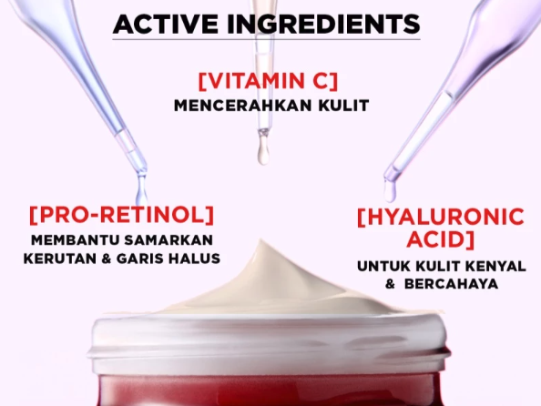 Untuk menyamarkan flek hitam, prioritaskan night cream yang mengandung retinol, alpha arbutin, atau vitamin C