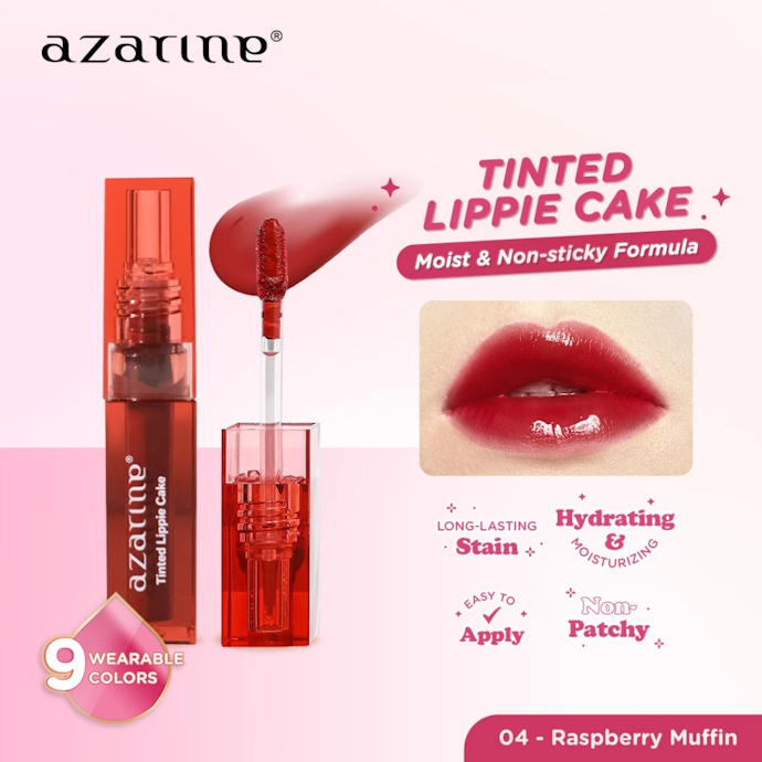 Bila kulit Anda cenderung sawo matang, pilih Azarine lip tint shade merah-oranye atau berry