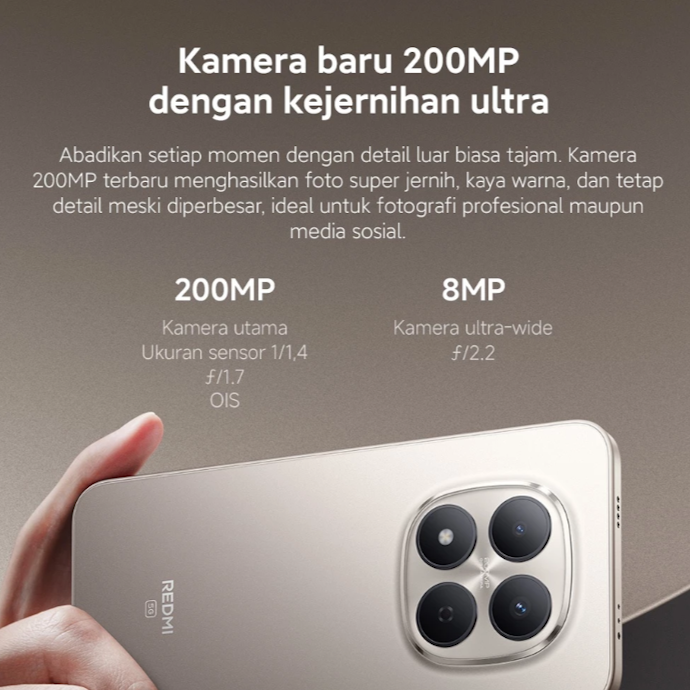 Perhatikan juga fitur AI camera dan HDR agar hasilnya lebih optimal