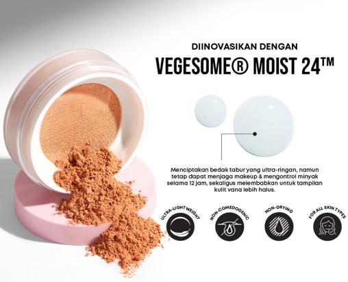 Untuk kulit berminyak dan berjerawat, pertimbangkan bedak non-comedogenic