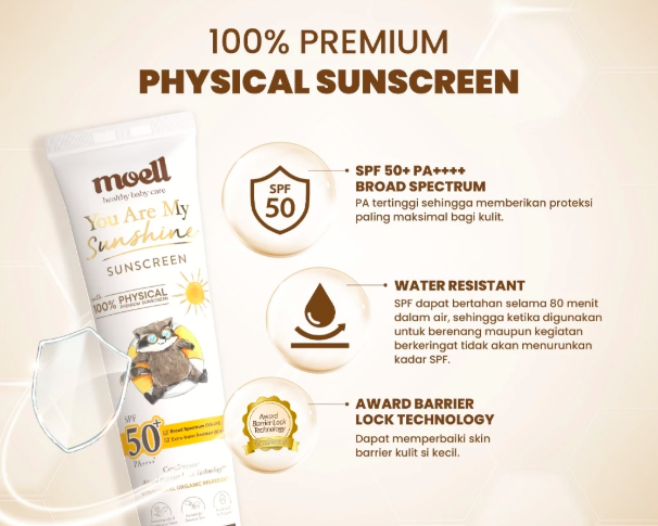 Pilih sunscreen water-resistant apabila akan digunakan untuk berenang