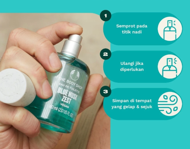 Untuk parfum The Body Shop yang terjangkau, pilih jenis EDT atau body mist