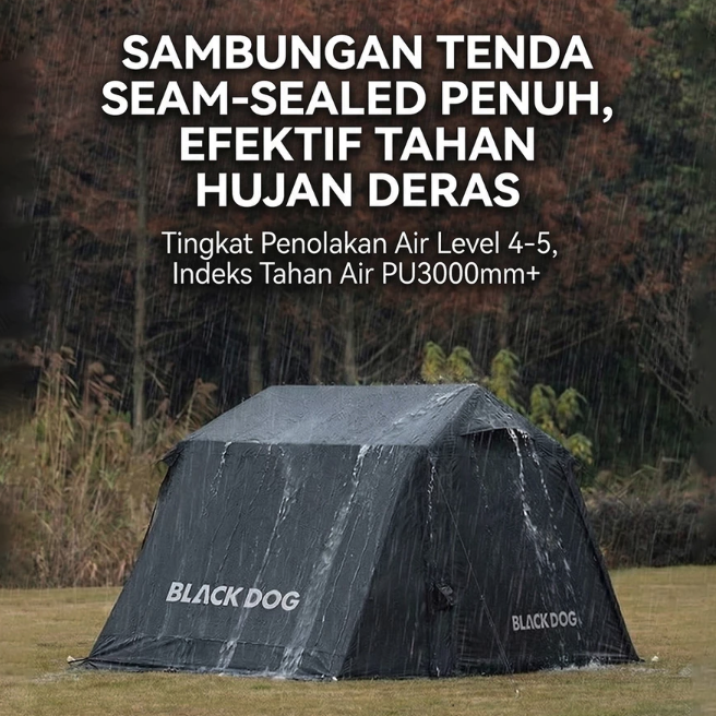 Agar terlindung dari hujan, pastikan rating waterproof minimal 2.000 mm