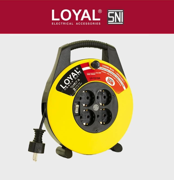 Pertimbangkan merk roll kabel yang bagus, seperti Loyal, Uticon, Broco, dan Krisbow