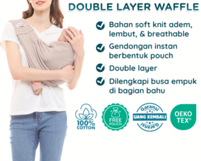 Utamakan yang terbuat dari bahan katun agar bayi mudah tidak kepanasan