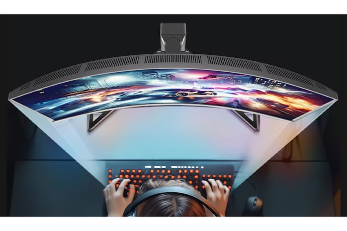 Pilih merek Lenovo jika mencari curved monitor untuk kerja dengan fleksibilitas tinggi