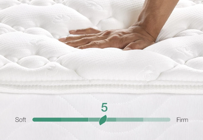 Pilih tingkat keempukan soft, medium, atau firm sesuai dengan bobot pengguna