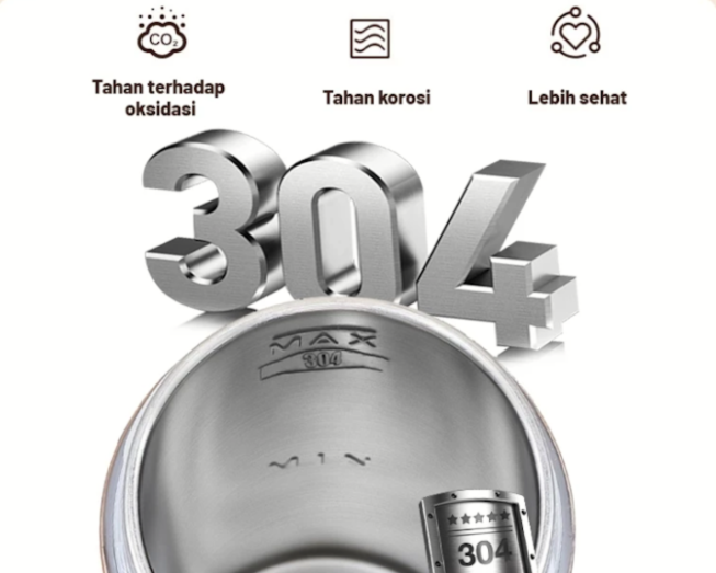 Utamakan termos dari material stainless steel yang mudah dibersihkan dan antikarat