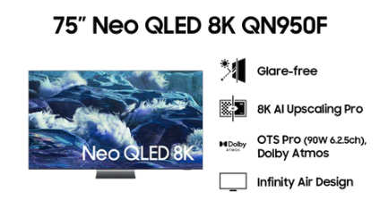 Agar kualitas suara optimal, pastikan TV 8K sudah mendukung format audio, setidaknya Dolby Atmos atau DTS: X