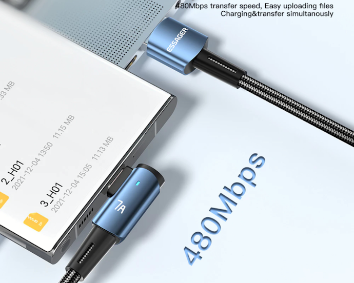 Jika perlu memindahkan data, utamakan kabel dengan kecepatan transfer minimal 400 Mbps