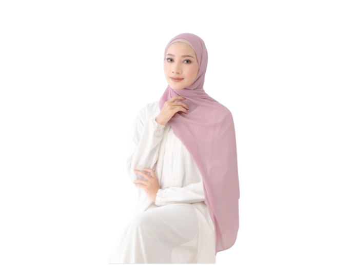 Untuk detail unik dan kekinian, pilih jenis pashmina plisket, crinkle, dan diamond