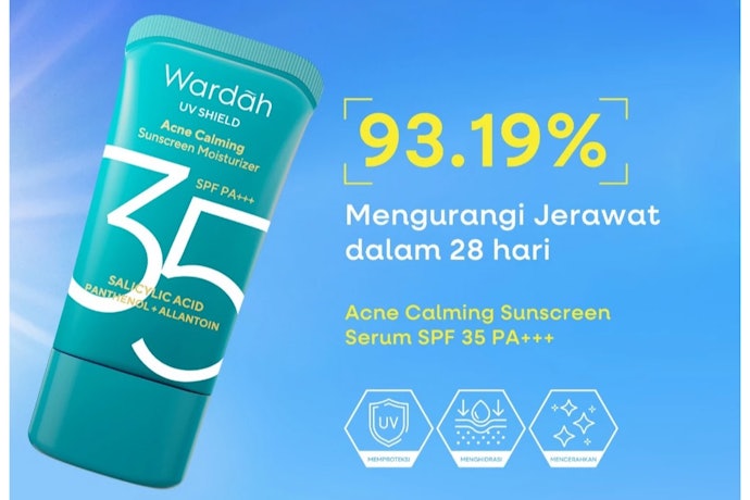 Pastikan untuk memilih sunscreen minimal SPF 30 PA+++