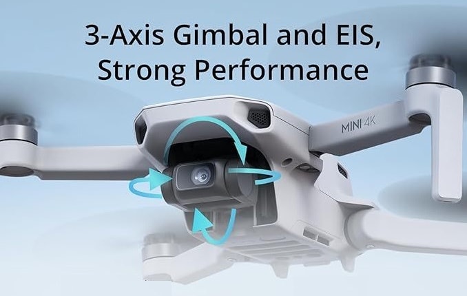 Utamakan drone kamera yang memakai 3-axis gimbal