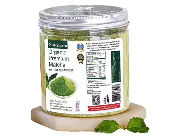 Pastikan matcha powder yang Anda pilih mencantumkan klaim 100% pure matcha
