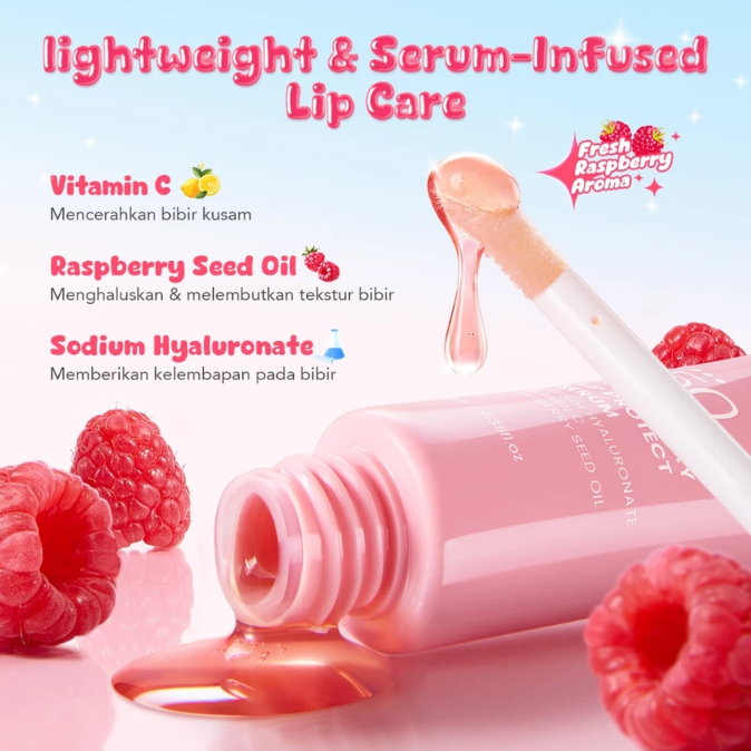 Agar bibir lebih cerah, pilih lip serum dengan kandungan alpha arbutin atau vitamin C