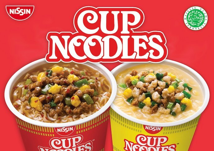 Mau yang halal dan ekonomis? Pilih Nissin Cup Noodles Indonesia rasa Kaldu Ayam atau Kaldu Sapi ala Jepang