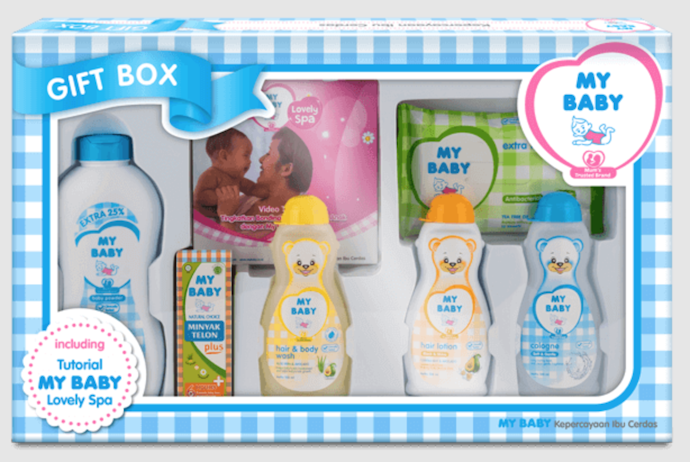 Untuk hadiah, pilih MY BABY Set dan Gift Box