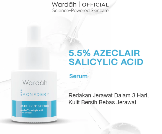 Utamakan serum untuk jerawat yang mengandung antibakteri serta memiliki klaim non-comedogenic