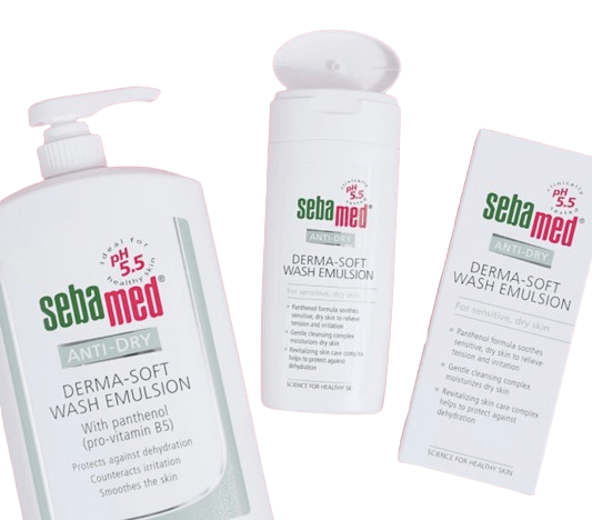 Untuk kulit kering, pilihlah produk-produk Sebamed Anti-Dry