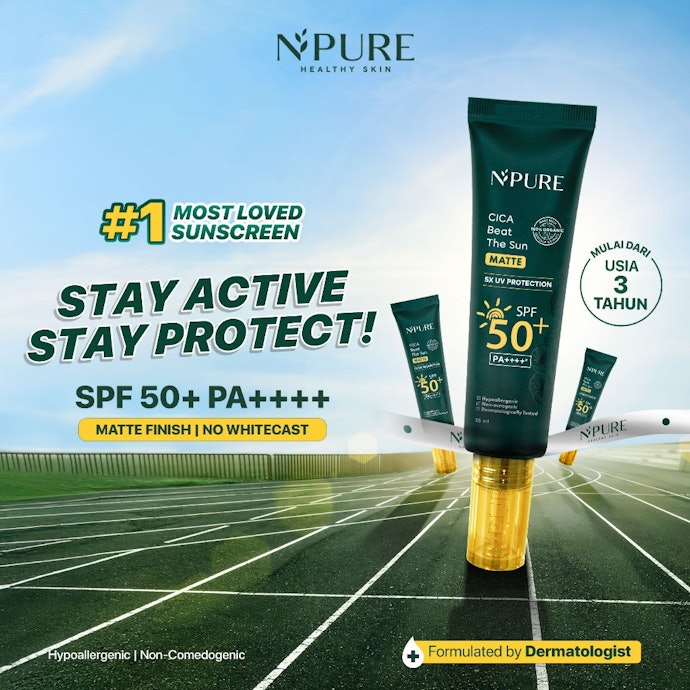 Jika beruntusan terjadi pada kulit berminyak, utamakan chemical sunscreen