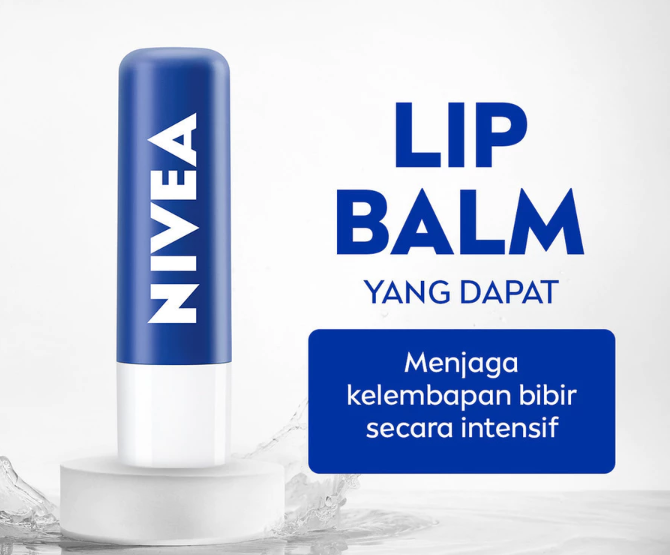 Untuk mengatasi bibir kering dan pecah-pecah, pilih NIVEA Lip Balm Original Essential