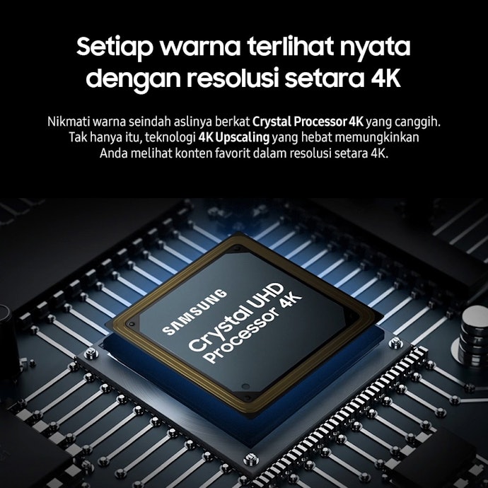 Untuk TV LED ≥46 inch idealnya pilih resolusi 4K, sedangkan ukuran TV di bawahnya sudah cukup nyaman dengan Full HD