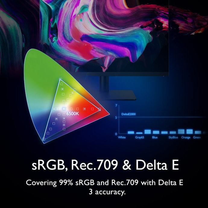 Pastikan monitor memiliki color gamut sRGB 100%