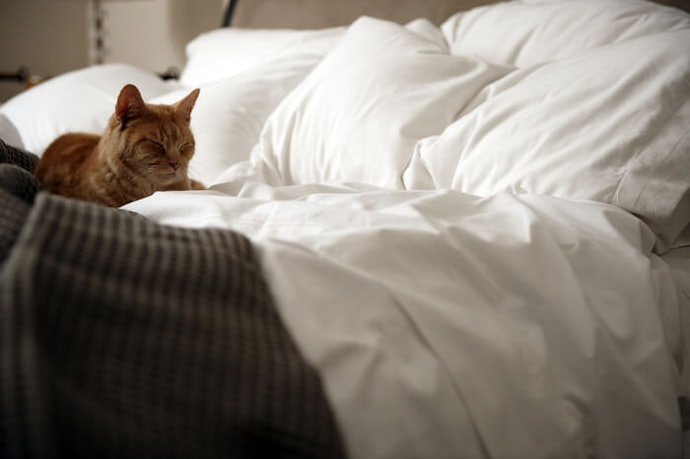 Pertimbangkan bahan tempat tidur yang lembut dan empuk