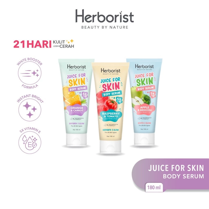 Utamakan varian "Juice for Skin" jika tujuan utama Anda adalah mencerahkan kulit
