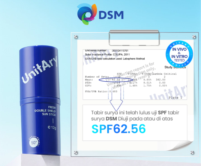 Pastikan untuk memilih stick sunscreen dengan minimal SPF 30 PA +++