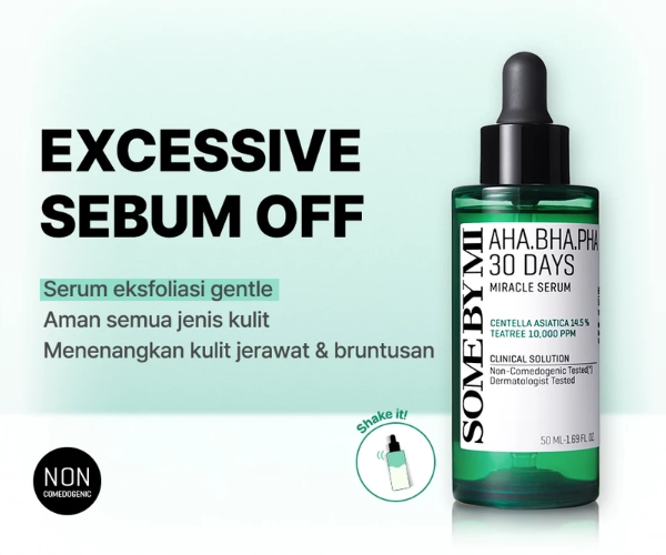 Jika Anda punya masalah bekas jerawat, cari tambahan kandungan exfoliating dan brightening agent