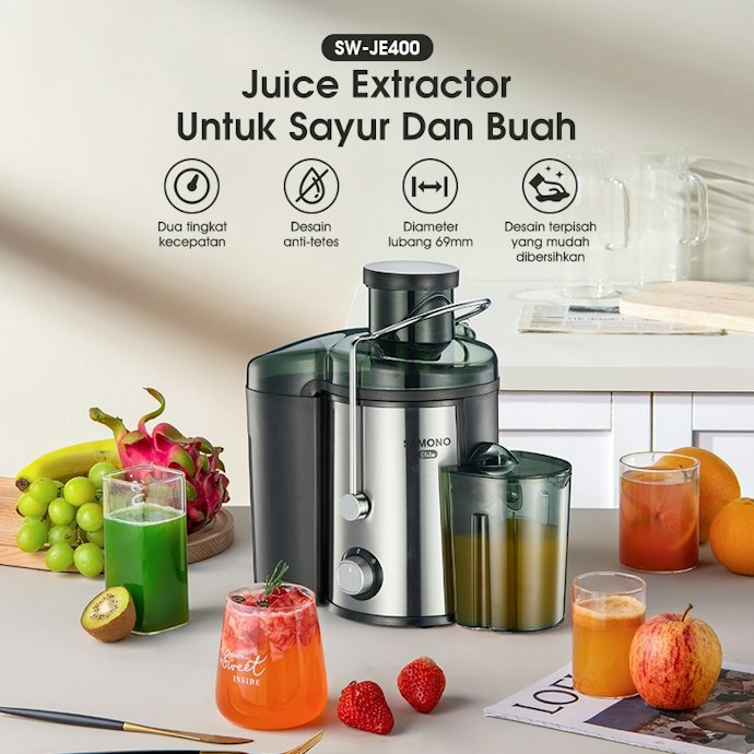 Jika mengutamakan kualitas hasil jus, pilih slow juicer; Untuk proses lebih cepat, cek centrifugal juicer