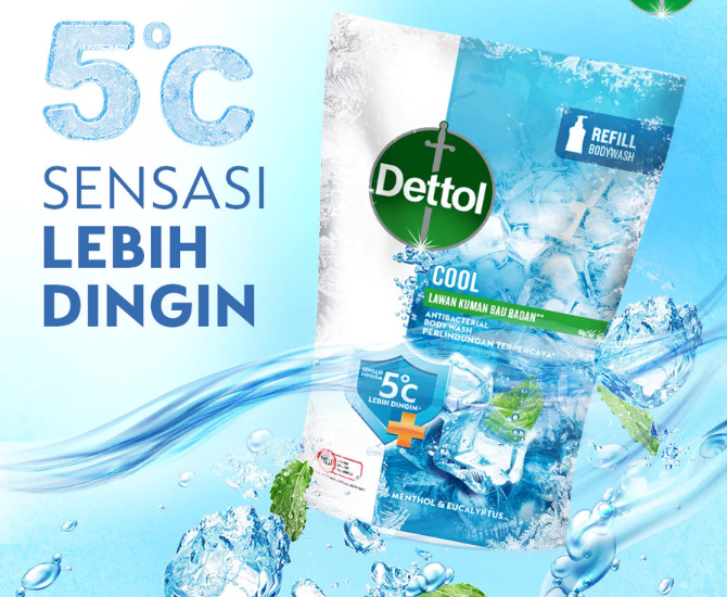 Untuk kulit berminyak setelah beraktivitas, pertimbangkan sabun Dettol Cool