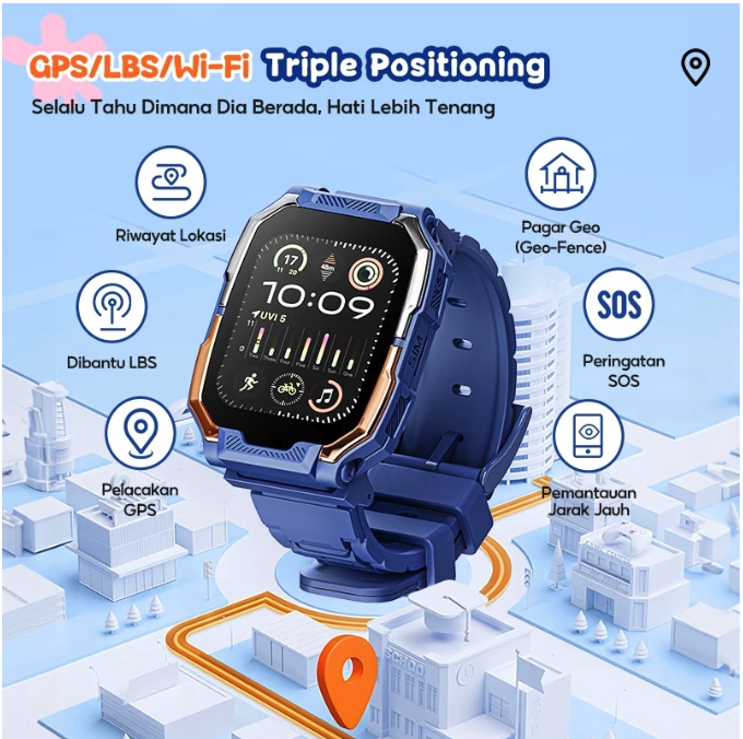 Apabila ingin memantau lokasi anak, pertimbangkan smartwatch dengan GPS dan kartu SIM tersendiri