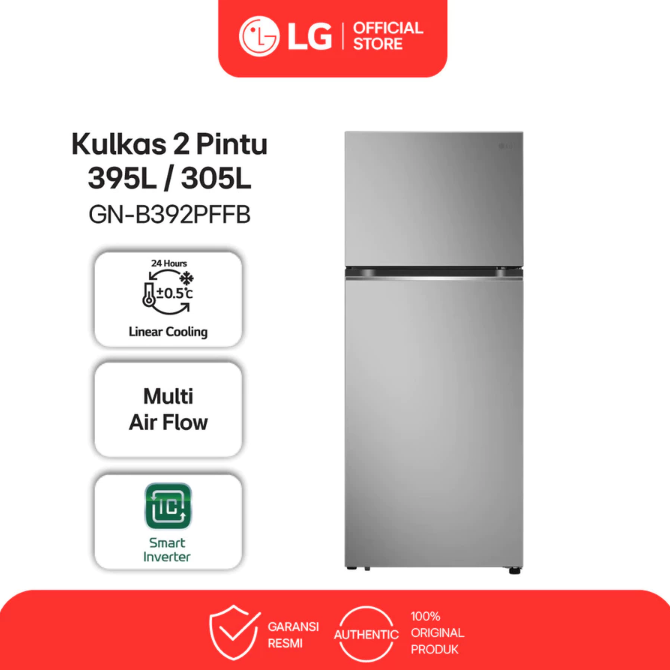 Jika mencari kulkas besar 2 pintu model top/bottom freezer, siapkan budget Rp4,5-9,8 jutaan