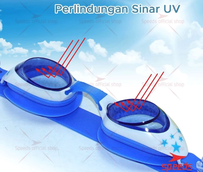 Untuk berenang outdoor atau di pantai, pilih lensa mirror dengan perlindungan UV