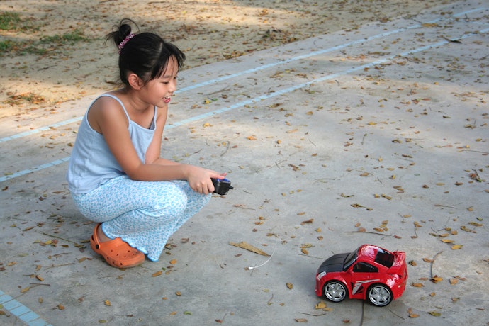 Periksa struktur dan keamanan mobil remote control
