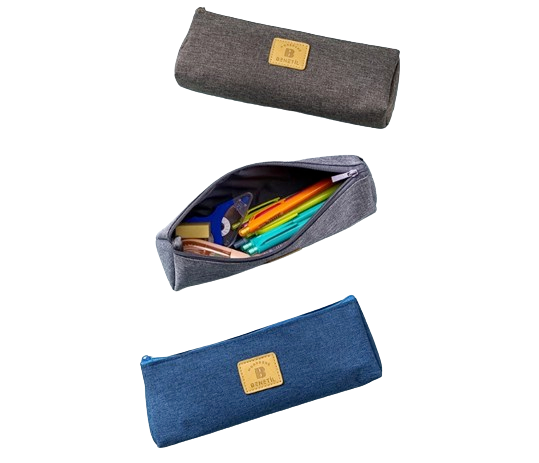 Untuk anak SMP dan SMA, cari tempat pensil soft case yang kapasitasnya fleksibel