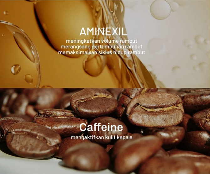 Pilih shampo berbahan kafein, ginseng, atau biotin untuk mengatasi rambut rontok