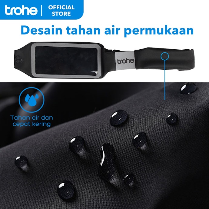 Untuk melindungi barang bawaan dari keringat, utamakan material yang waterproof