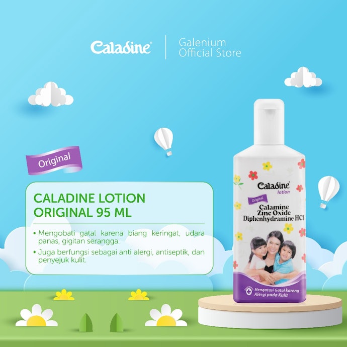 Jika memilih lotion calamine untuk orang dewasa, pilih yang minimal mengandung 5% calamine