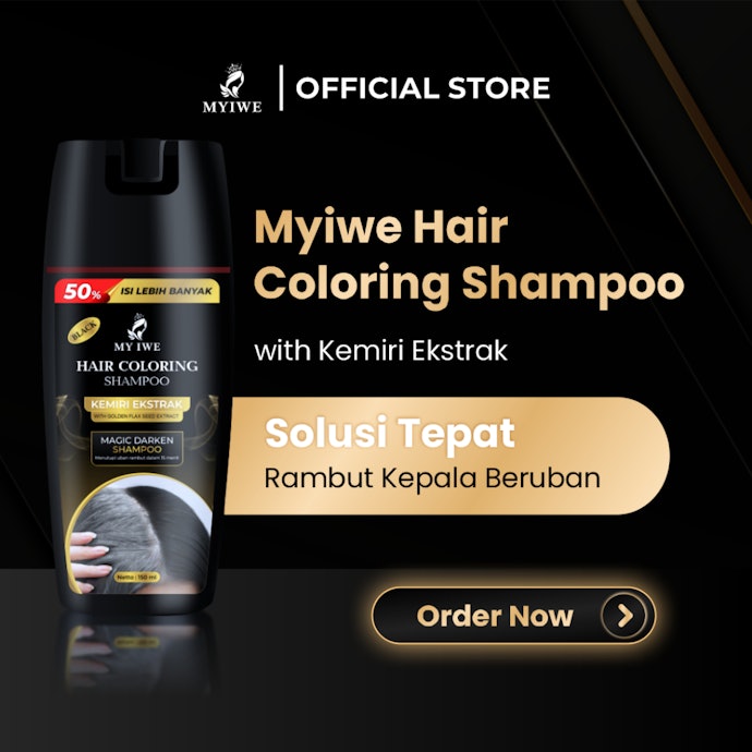Untuk menjaga warna hitam rambut sedari dini, cari yang mengandung kemiri atau rumput laut
