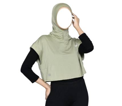 Untuk sesi senam di luar ruangan, pilih cropped outerwear sebagai luaran yang modis