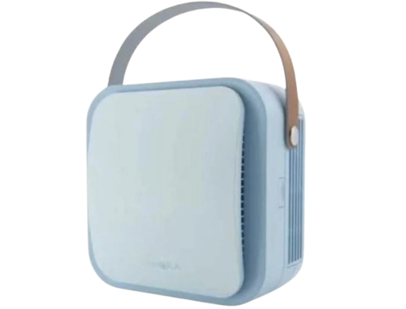 Cari air purifier mini dengan baterai dan handle agar mudah dibawa-bawa