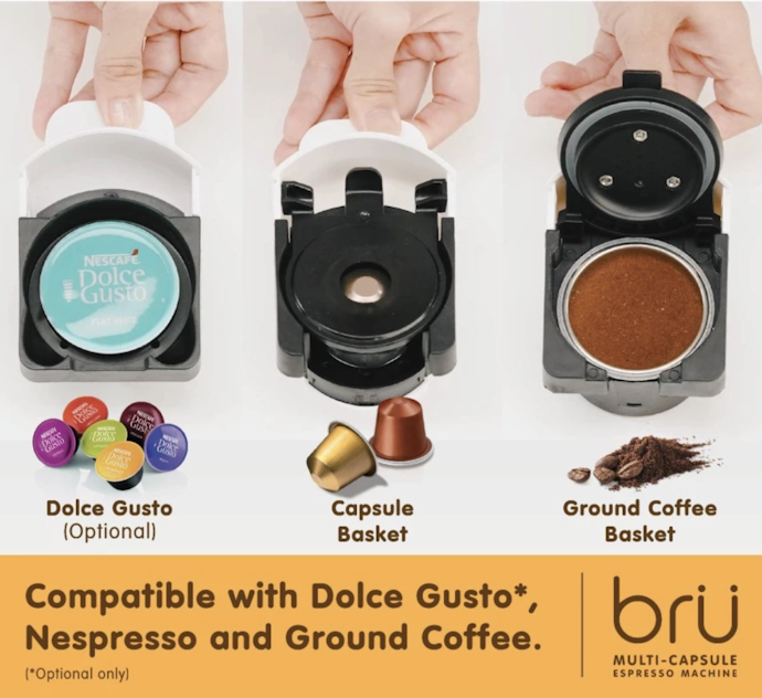Utamakan mesin yang kompatibel dengan berbagai jenis kapsul kopi