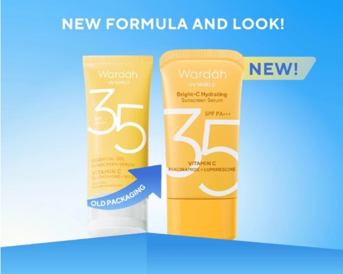 Untuk kulit kering atau kusam, utamakan sunscreen Wardah yang warna biru atau kuning dengan kandungan pelembap atau pencerah