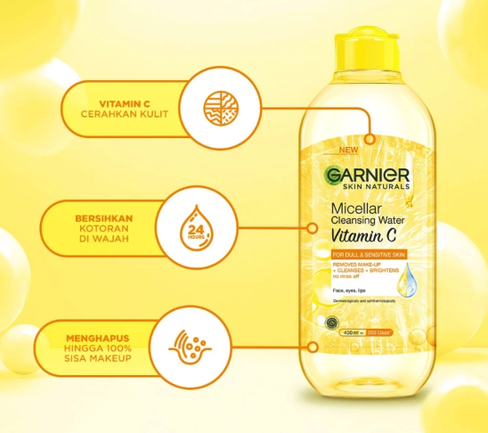 Apabila bruntusan dan kusam, pertimbangkan adanya kandungan brightening agent seperti niacinamide dan vitamin C